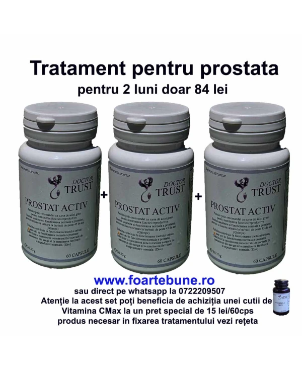 Tratament prostata 2 luni